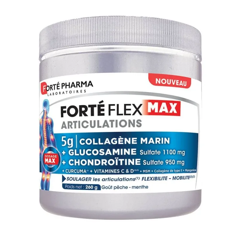 Forté Pharma Forté Flex Max Articulations 5g Colagen Marin Goût Pêche - Menthe 260g — preț și oferte