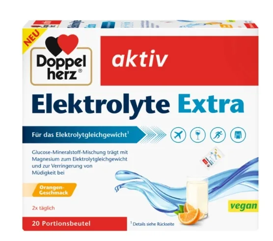 Doppelherz Electroliti Extra, 20 pliculete — preț și oferte