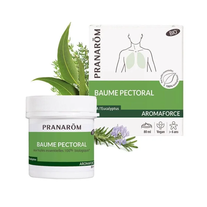 Pranarôm Aromaforce Organic Pectoral Balm 80ml — preț și oferte