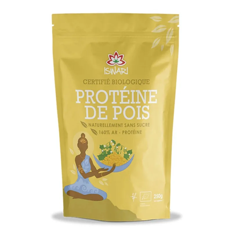 Iswari Proteină vegetală din mazăre galbenă 250g — preț și oferte