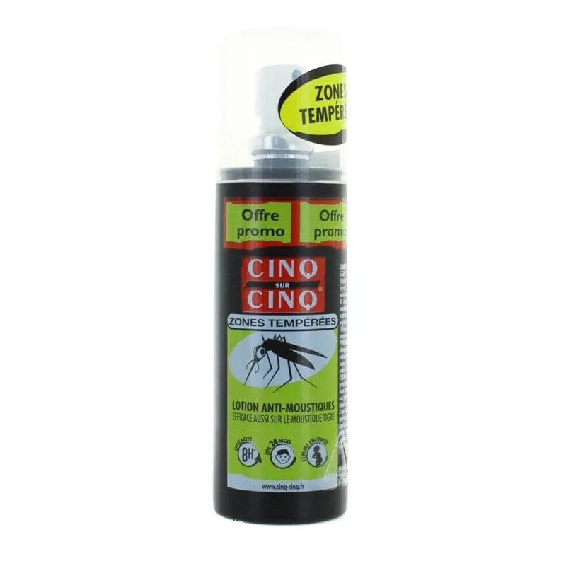 Loțiune de protecție împotriva țânțarilor Cinq Sur Cinq Spray 100ml — preț și oferte