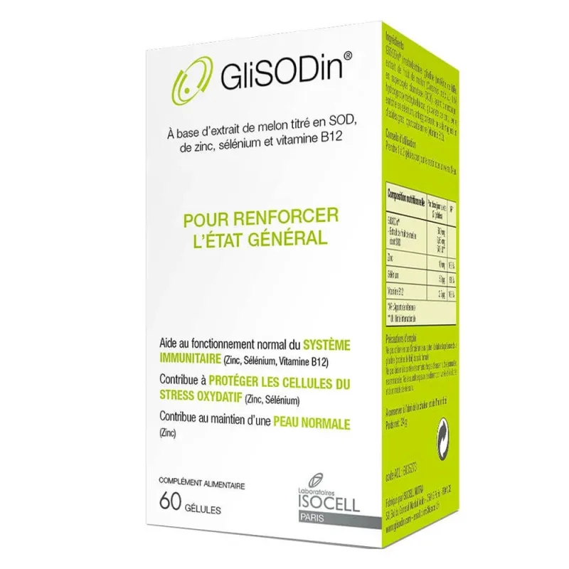 Isocell Glisodin General Status 60 capsule — preț și oferte