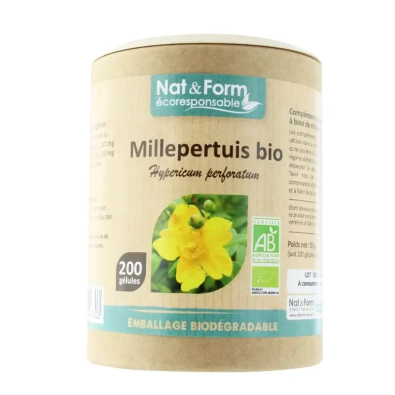 Nat&Form ORGANIC HYPERIC 200 capsule — preț și oferte