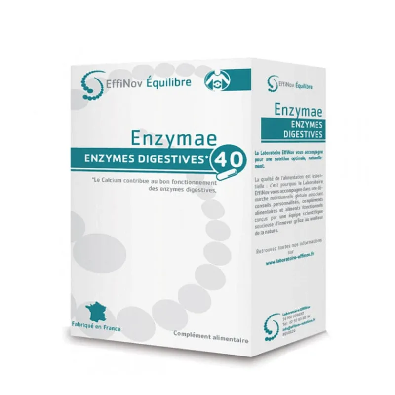 Effinov Nutrition Enzime digestive 40 capsule — preț și oferte