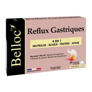 Belloc Reflux 20 comprimate masticabile