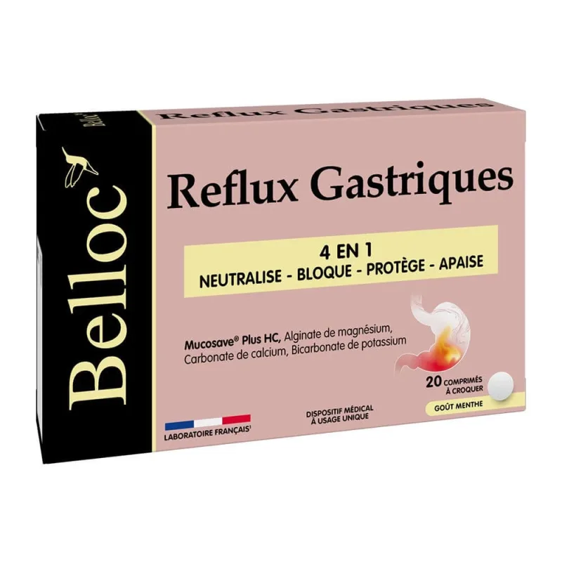 Belloc Reflux 20 comprimate masticabile — preț și oferte