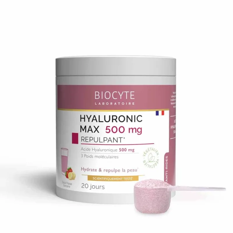 Biocyte Anti-Wrinkle Maxi Acid hialuronic 20x14g Căpșuni și banane 240g — preț și oferte