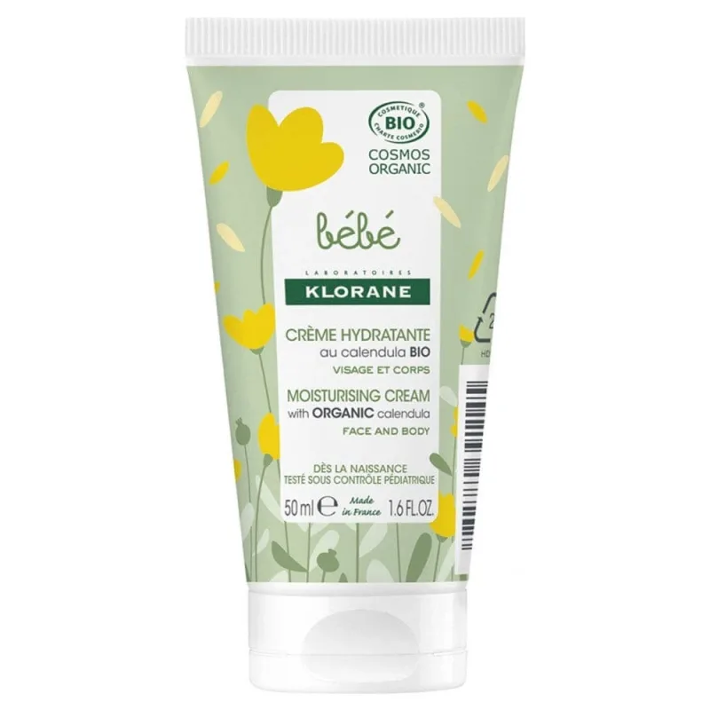 Klorane Newborn Hydrating Cream Marigold Bio Piele normală și uscată 50ml — preț și oferte