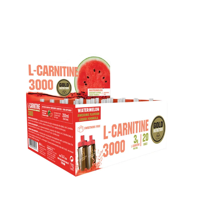 GOLD NUTRITION L-CARNITINA PEPENE ROSU 3000, 20 doze GOLD NUTRITION EEC SRL — preț și oferte