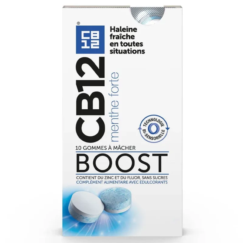 Cb12 Boost Gumă de mestecat fără zahăr X10 10 Gommes à Mâcher — preț și oferte