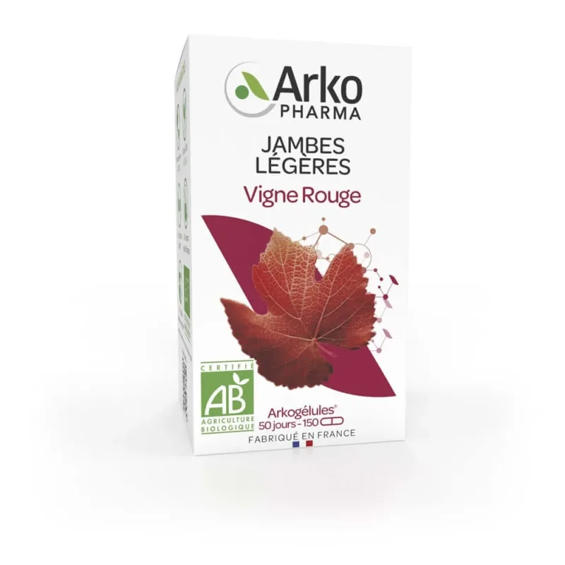Arkopharma Arkocapsule Red Vine Bio Light Legs 150 Capsule — preț și oferte