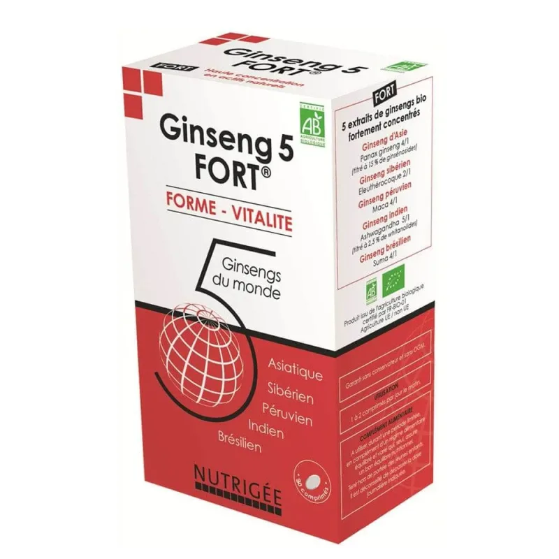 Nutrigée Ginseng 5 Fort 30 Tablete — preț și oferte