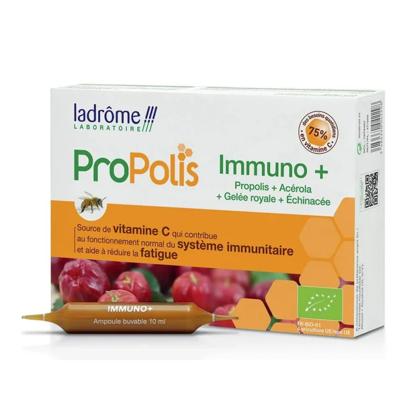 Ladrôme Propolis Immuno+ Bio 20 10 ml fiole — preț și oferte