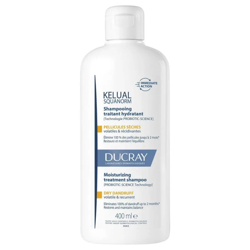 Ducray Kelual Squanorm Șampon pentru tratamentul mătreții uscate 400 ml — preț și oferte