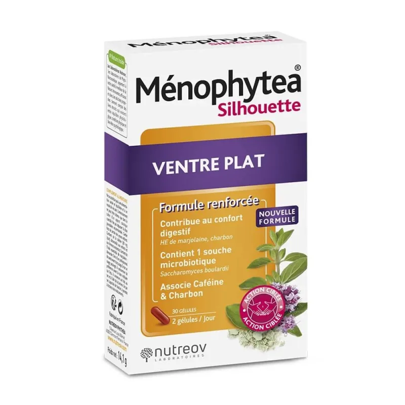 Ménophytea Menophytea siluetă Burtă plată 30 capsule — preț și oferte