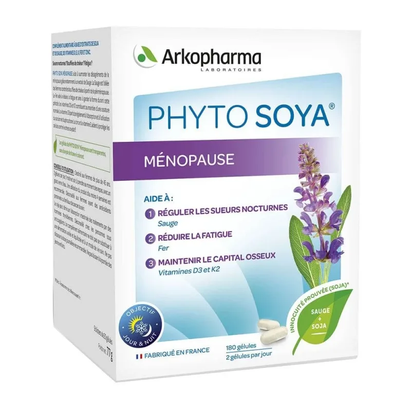 Arkopharma Phyto Soya Menopauză 180 Capsule 35mg — preț și oferte