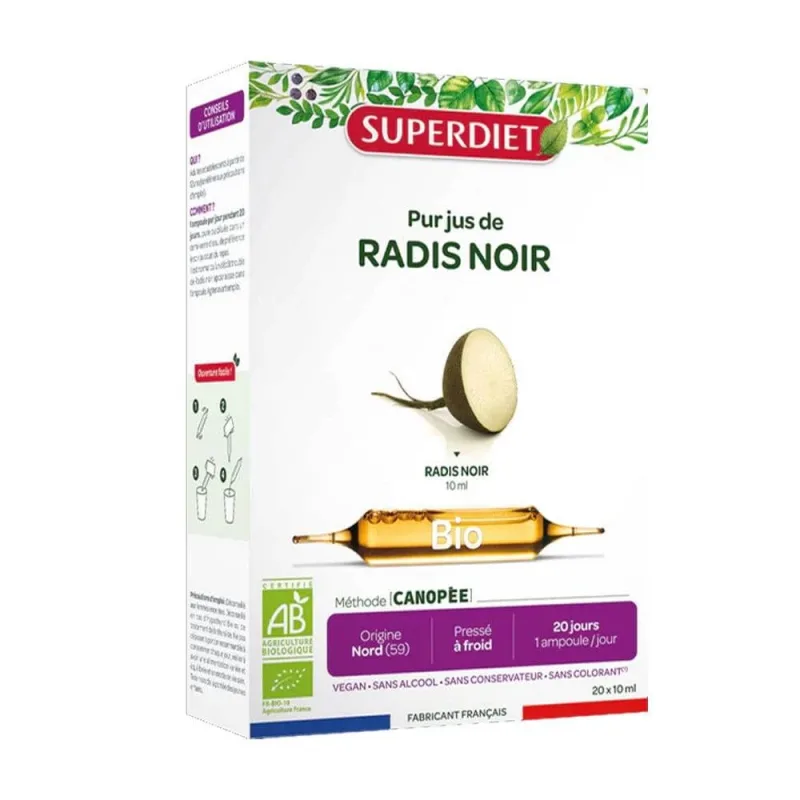 Superdiet Wellness hepatic cu ridiche neagră 20 flacoane 10ml — preț și oferte