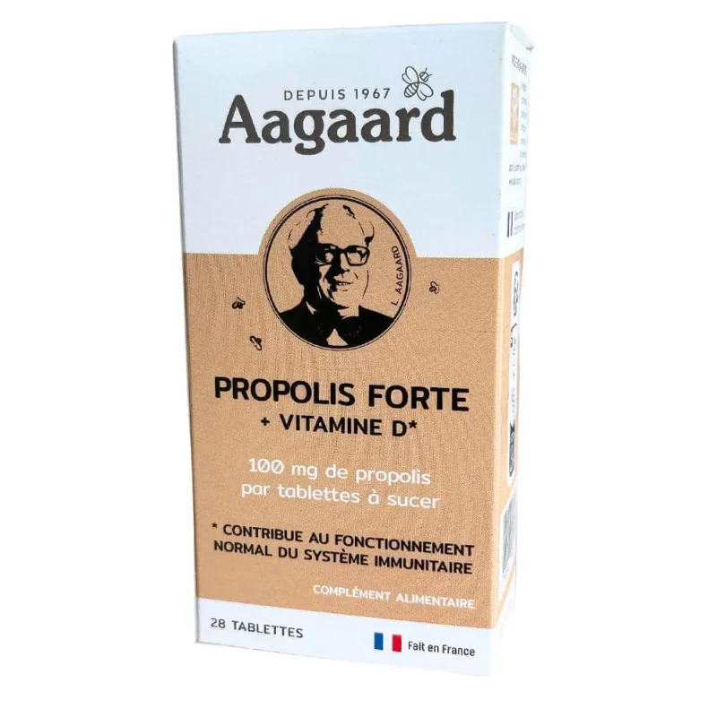 Aagaard Propolis Forte + Vitamine D 28 rafturi — preț și oferte