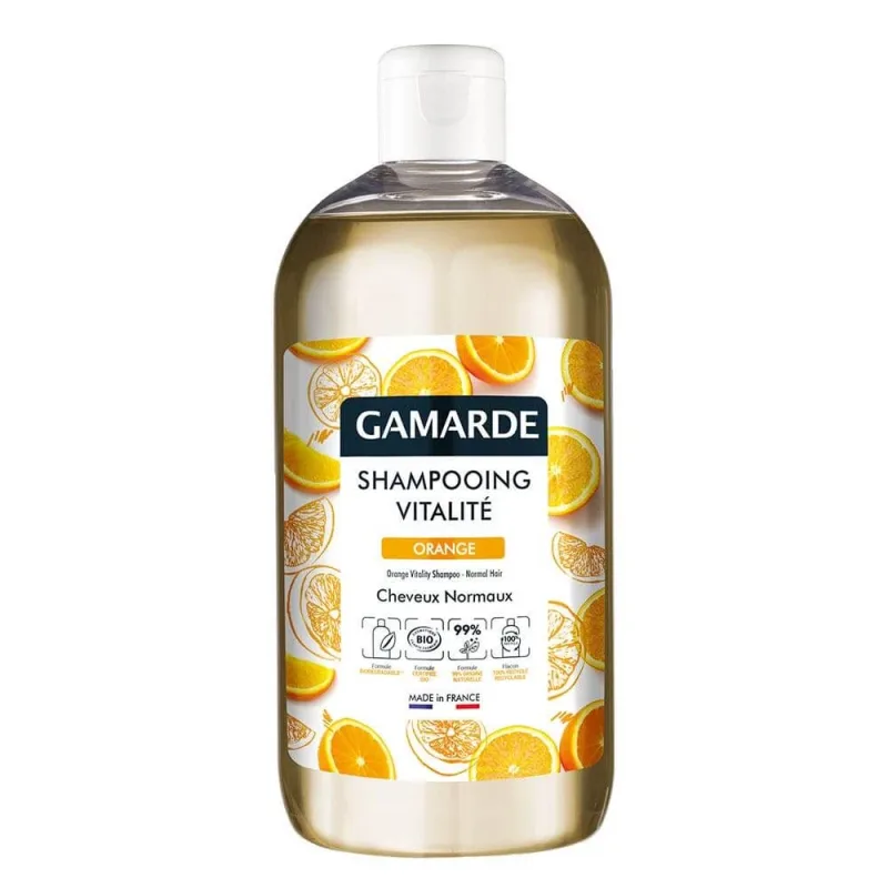 Gamarde Șampon organic Vitality Orange Păr normal 500ml — preț și oferte