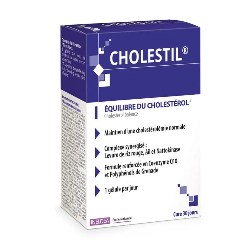 Ineldea Santé Naturelle Colestil Cholesterol Balance 30 capsule Lab. Ineldea — preț și oferte