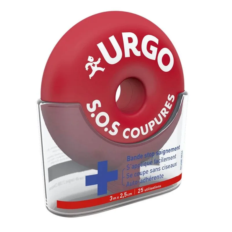 Urgo Sos Coupures Bandages Stop Saignement 3M x 2,5 cm — preț și oferte
