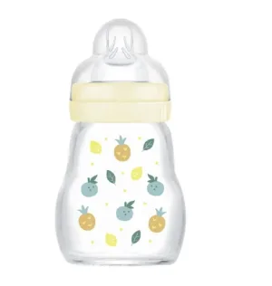 Mam Premium Sticlă pentru bebeluși Flow 1, 0 luni și până la 170 ml
