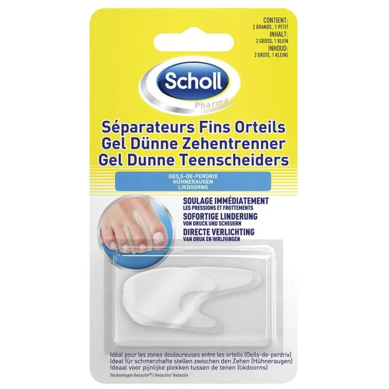 Scholl Separatoare de degete Œils-de-Perdrix x3 — preț și oferte