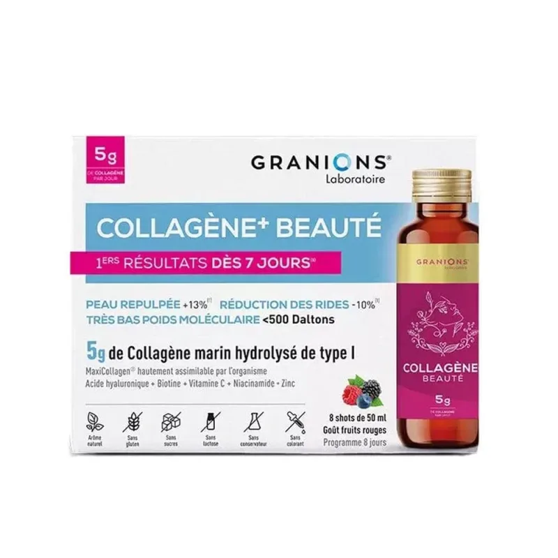 Granions Colagen+ Beauty 8 Shots 50 ml — preț și oferte