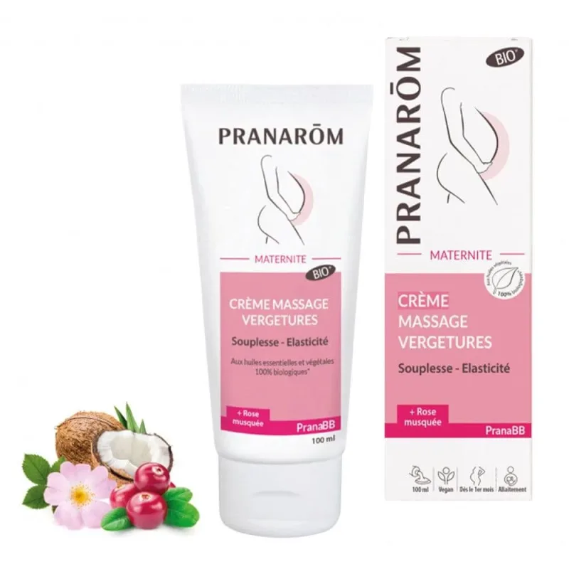 Pranarôm Pranabb Crema de masaj pentru vergeturi Flexibilitate și elasticitate 100ml — preț și oferte