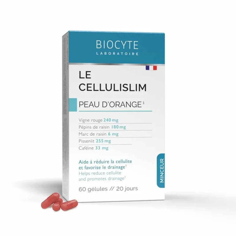 Biocyte Slimming coaja de portocala Cellulislim 60 capsule — preț și oferte