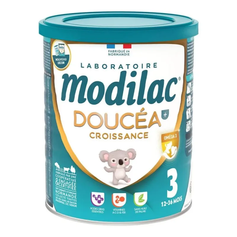 Modilac Doucéa Lapte praf creștere 12 până la 36 luni 800g — preț și oferte