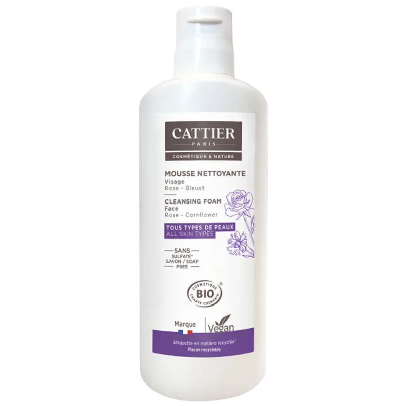 Mousse de curățare facială Cattier Bio Nuage Céleste 150ml — preț și oferte