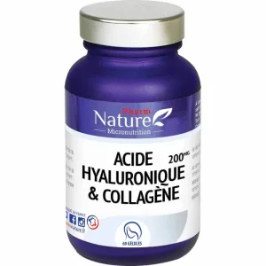 Pharm Nature Micronutriție Acid hialuronic și colagen 60 capsule