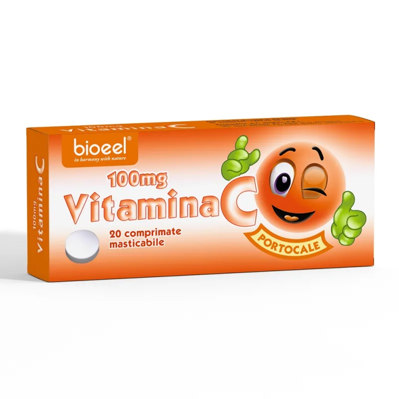 Vitamina C 100mg x 20cp orange (Bio Eel) BIOEEL — preț și oferte