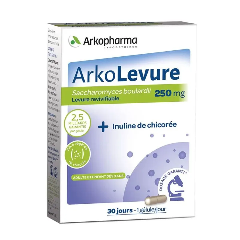 Arkopharma Arkolevure + Inulină 30 Gelule — preț și oferte