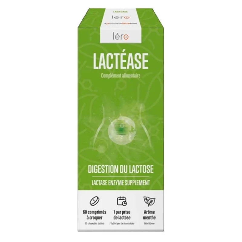 Lero Lactease Digestia lactozei 60 de tablete — preț și oferte