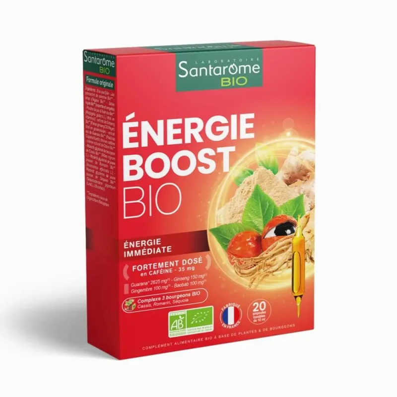 Santarome Energia Boost Bio Coup d'énergie immédiat 20 phials — preț și oferte