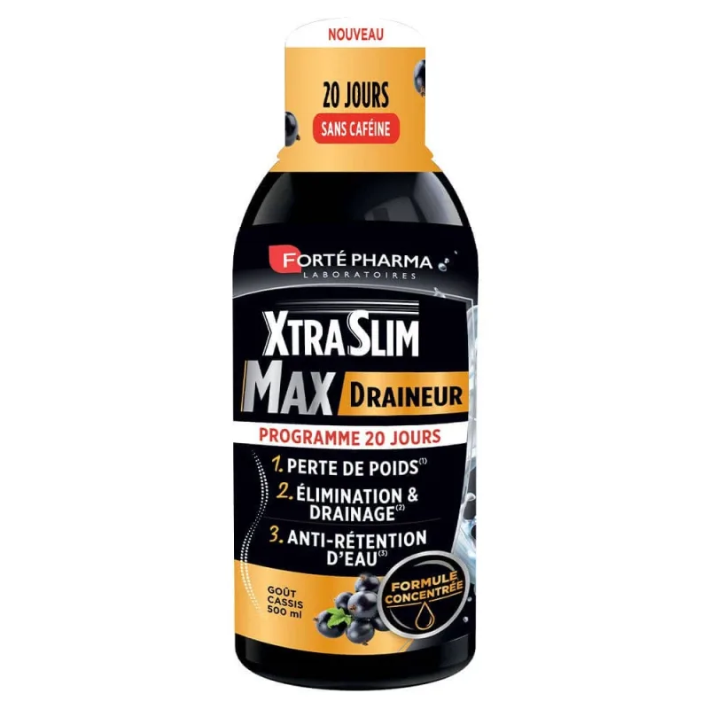 Forté Pharma XtraSlim Max Băutură drenantă puternică fără cofeină 500ml — preț și oferte