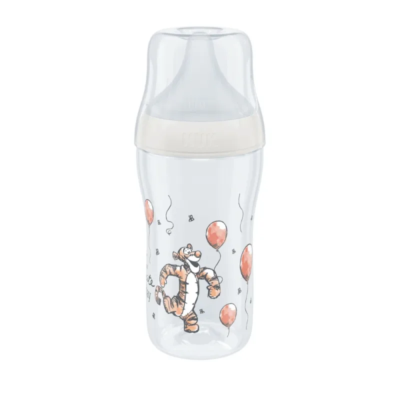 Biberon Perfect Match, M, + 3 luni, Tiger, 260 ml, Nuk — preț și oferte