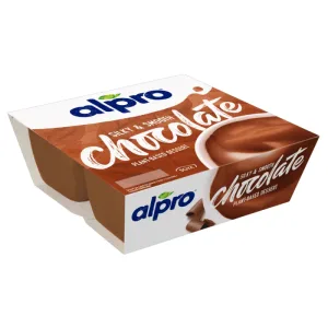 Desert din soia cu ciocolata, 4x125 g, Alpro