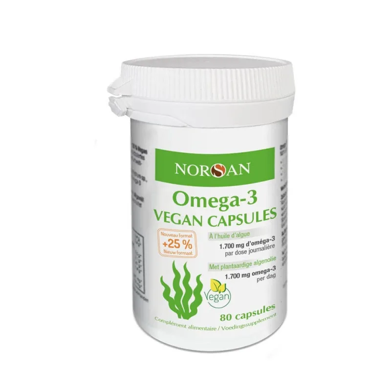 Norsan Vegan Omega 3 Seaweed Oil 80 Capsule — preț și oferte