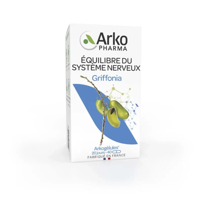 Arkopharma Arkocapsule Griffonia - Echilibrarea sistemului nervos 40 Capsule — preț și oferte