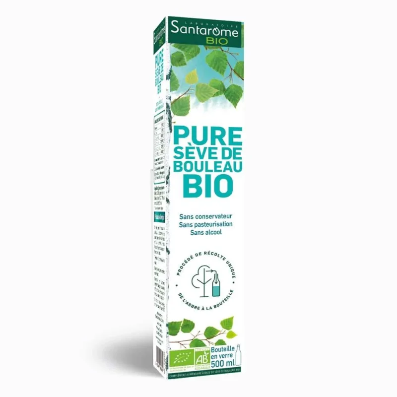 Santarome Pure Seve De Bouleau Bio Détoxifie & Reminéralise 500 ml — preț și oferte