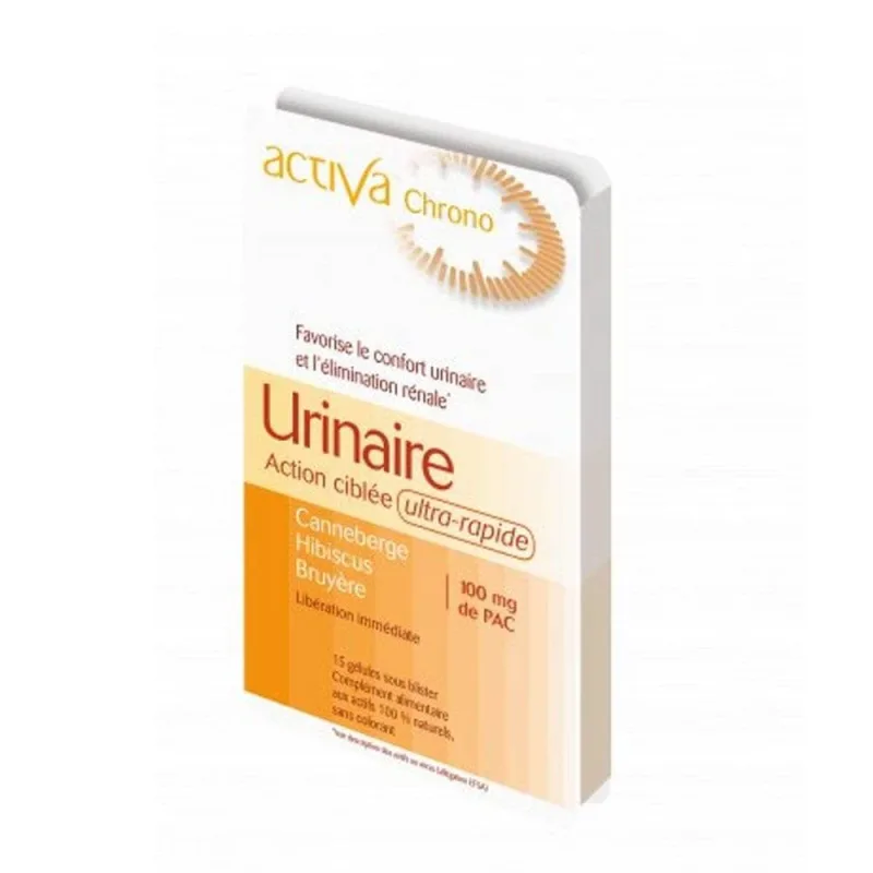 Activa Crono Urinar Ultra-rapid Targeted Action 15 gelule — preț și oferte