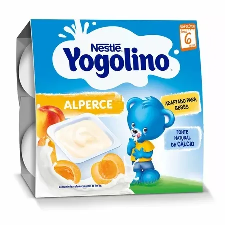 Nestle Gustare Cu Lapte Si Caise Yogolino, +6 Luni, 4x100 G — preț și oferte