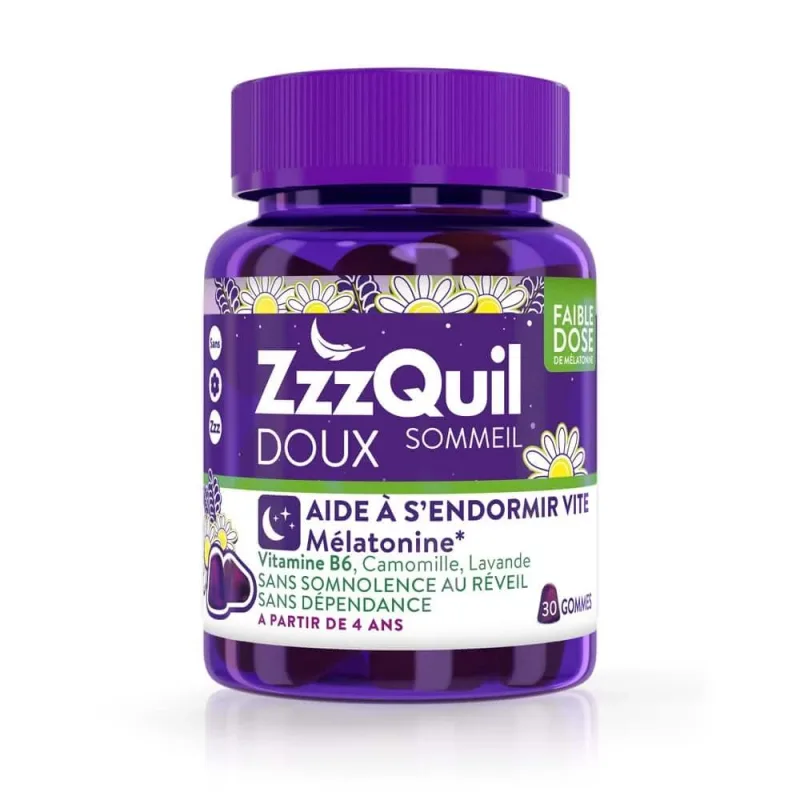 ZzzQuil Dulce somn fructe de padure 30 guma ZZZQUIL NATURA — preț și oferte