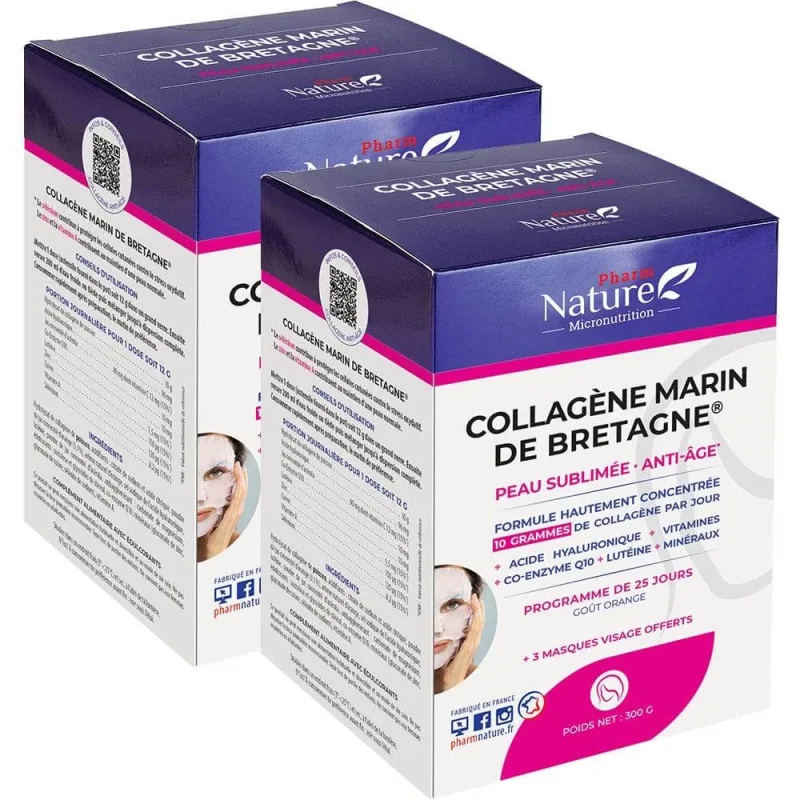 Pharm Nature Micronutrition Marea Britanie Colagen Sublimat Piele, Anti-îmbătrânire 2x300g — preț și oferte