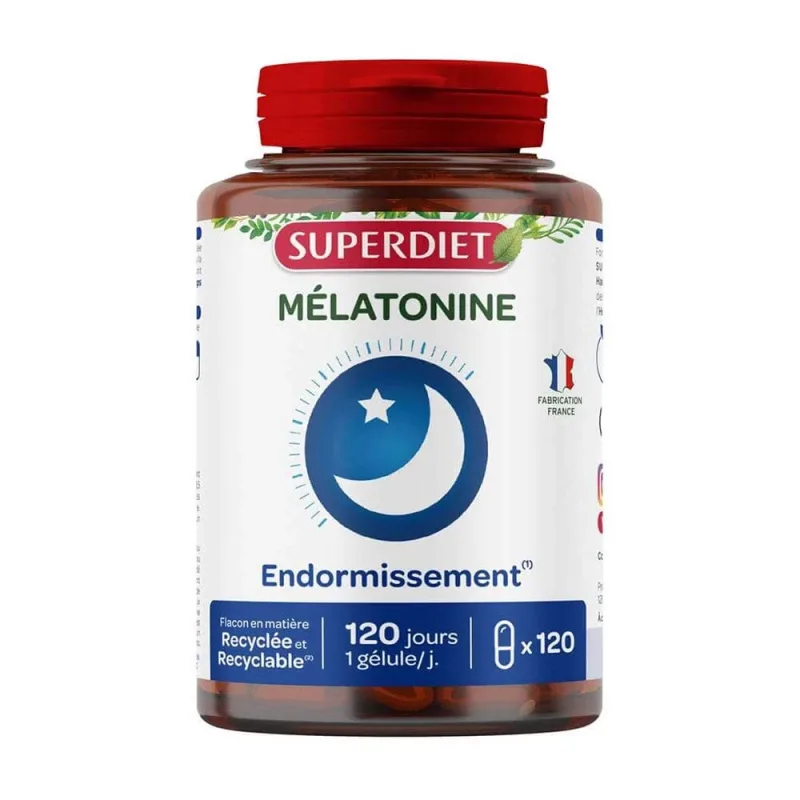 Superdiet Melatonin 120 Capsule 120 Gélules — preț și oferte