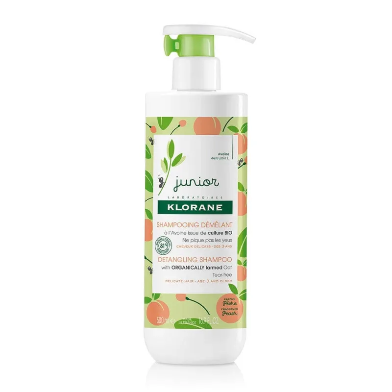 Klorane Junior Șampon de descurcare pentru păr delicat 500ml — preț și oferte