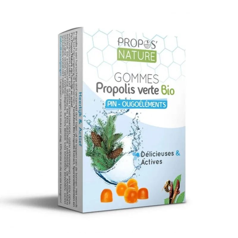 Propos'Nature Propolis Green Gum Oils and Pine Fără zahăr 45g — preț și oferte